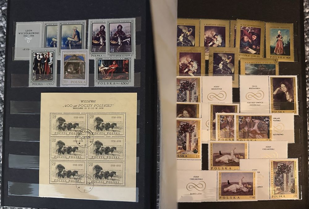 Klaser znaczki pocztowe