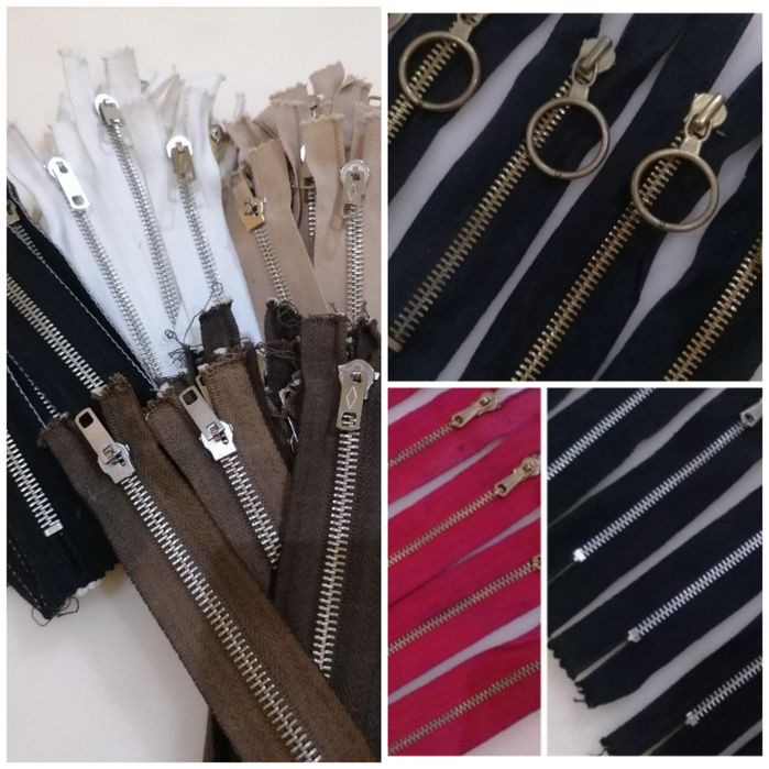 Lotes 10 Fechos = 2€ Metal 10cm 12cm 15cm 18cm Fabrico nacional Artigo