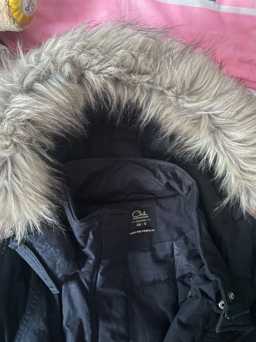 Kurtka parka granatowa