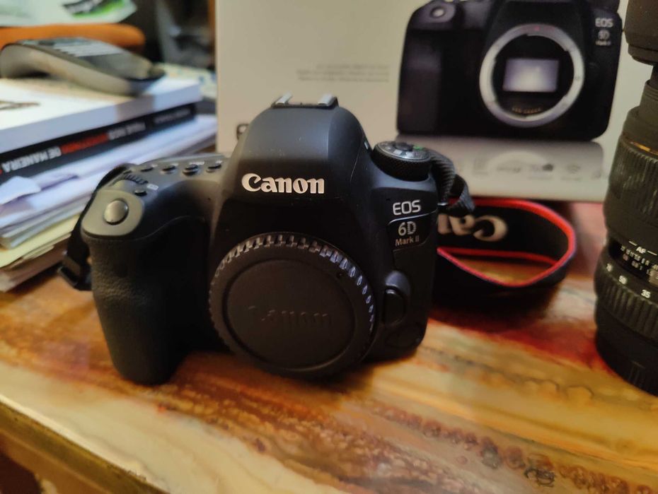 Canon 6D Mark II (COMO NOVA < 9k disparos) + Sigma 24-70mm f/2.8 EX DG