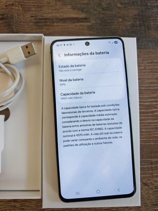 Samsung S21 FE 6.4"5G  6GB/128GB Silver Aceito Retomas
