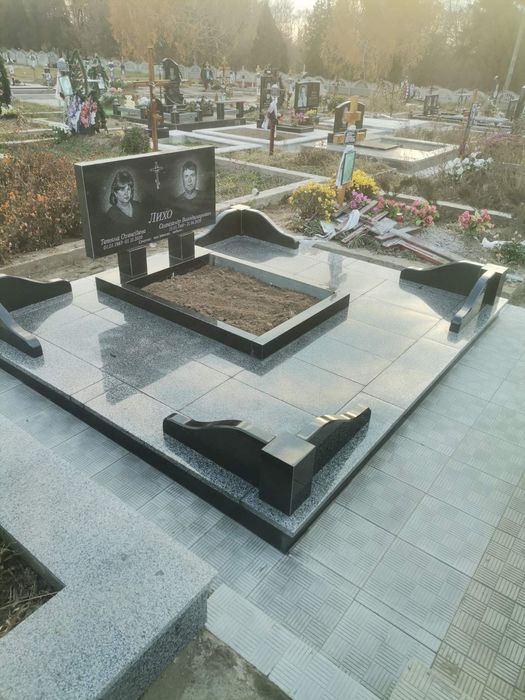 Установка пам'ятників, пам'ятник цоколя, плитка. Монтаж демонтаж. Памя