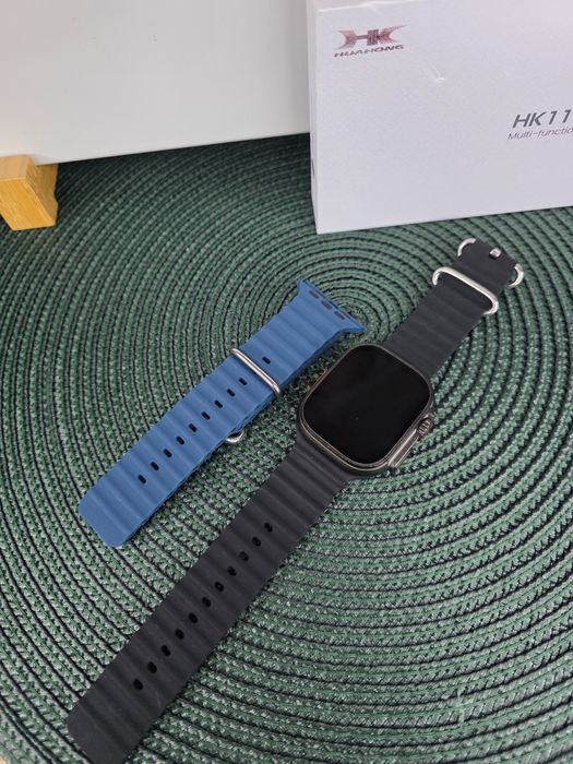 Smartwatch HK Ultra3 – NOWOŚĆ 2025, AMOLED 2,12” • 2 paski • NOWY