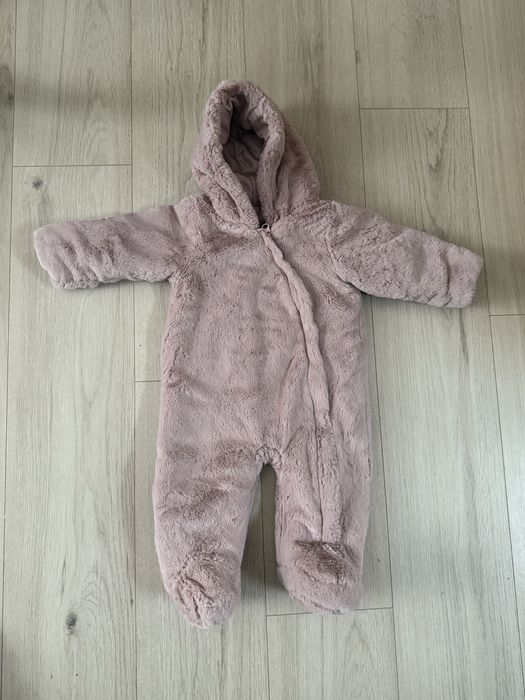 Теплий комбінезон на дівчинку 6-9 міс