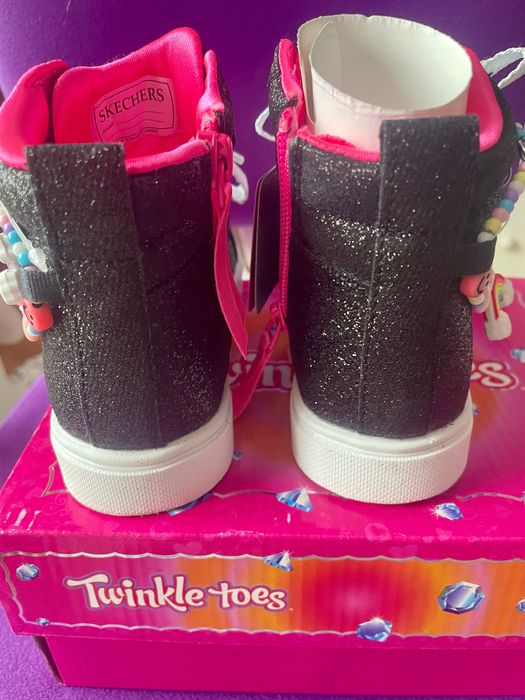 Нові светящиеся ботинки хайтопи кроссовки Skechers 28,5-29 р