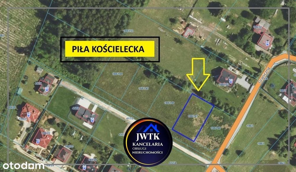 Urokliwa działka budowlana w sąsiedztwie lasu