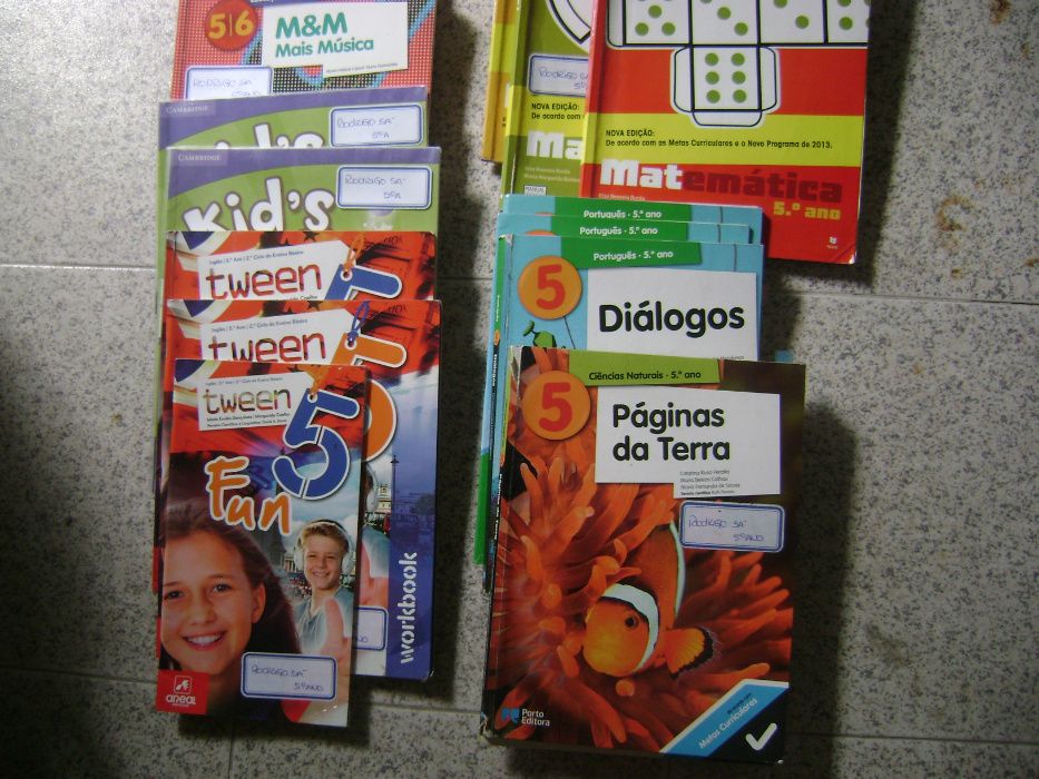 manuais escolares 5º ano