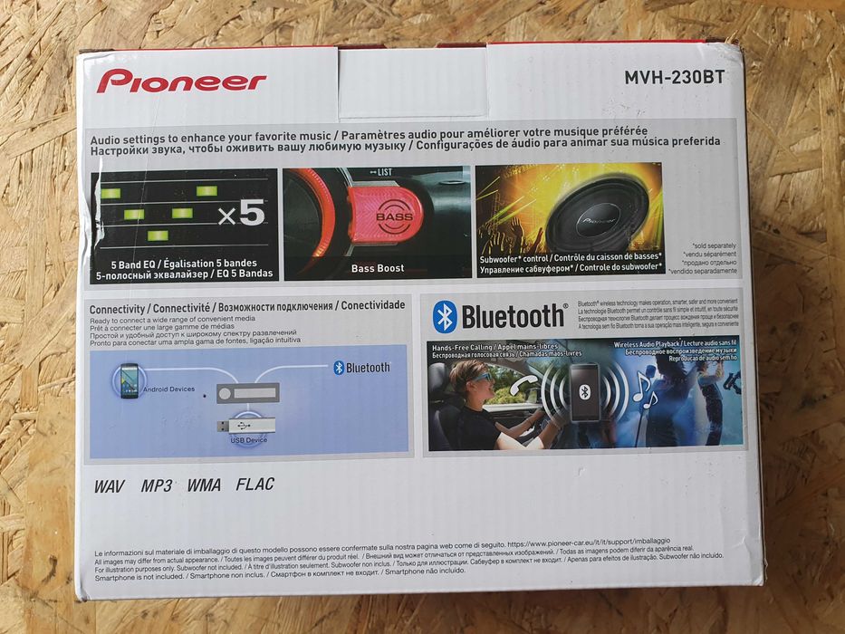 Radio Pioneer NOWE Bluetooth
