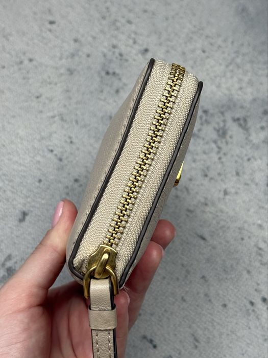 Portfel Marc by Marc Jacobs Beige Zip Around Wallet