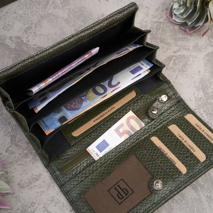 portfel damski skórzany t-09-gr  i saszetka nerka damska