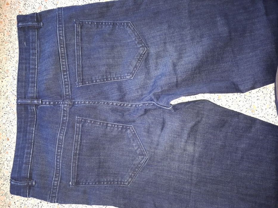 Nowe 36/38 wysoki stan super skinny fit dżinsy jeansy granatowe