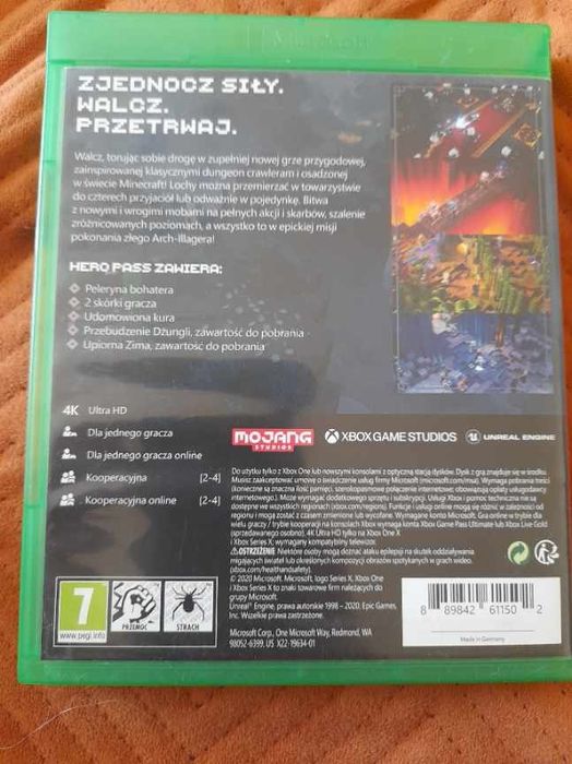 Gra Minecraft Dungeons Xbox one i series x