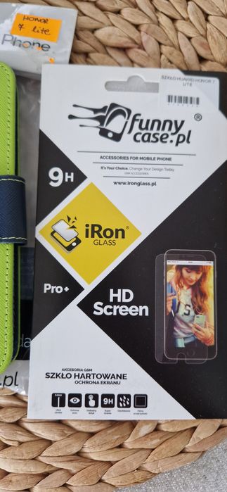 Honor 7 lite case+szkło