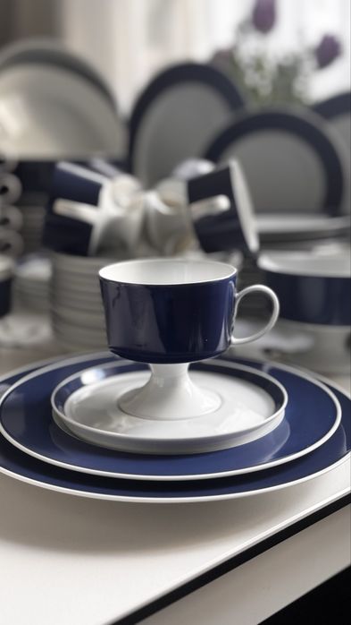 Rosenthal столовий чайний сервіз 99ел, розенталь, кобальт, вінтажний