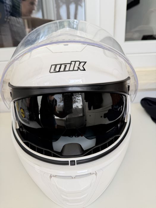 CAPACETE MODULAR unik comet modular - Branco