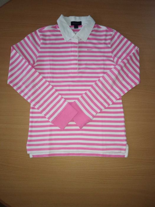 Polo rosa e branco - Gant
