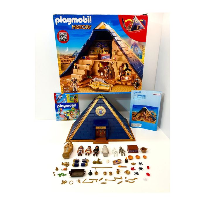 Playmobil 5386 History Piramida Faraona z oryginalnym kartonem