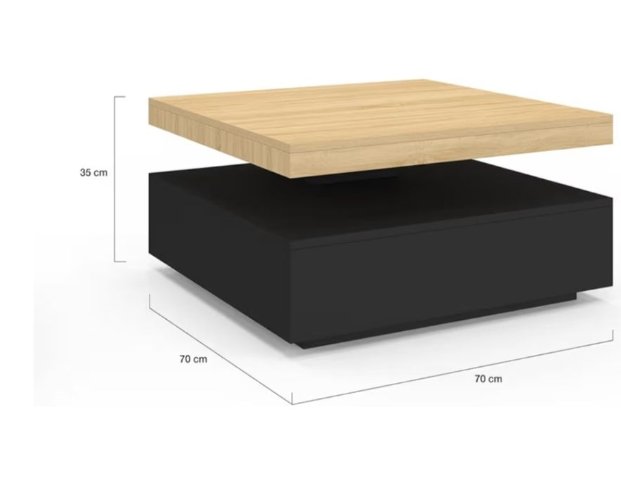 Mesa de centro giratória