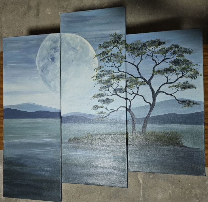 Tryptyk obraz na płótnie