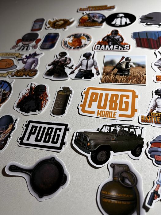 Стікери наліпки «Pubg» 29 штук