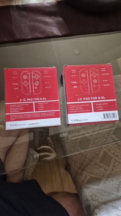 Comandos Sem Fios J-C Pad (L/R) para Nintendo Switch – Novos na Caixa