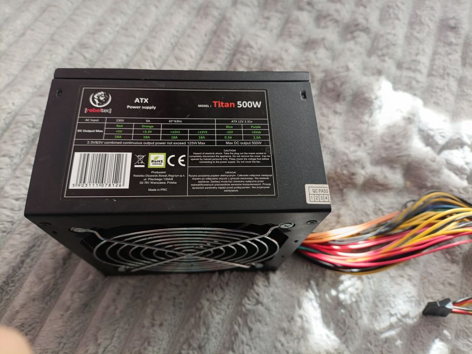 Zasilacz komputerowy  Titan 500w