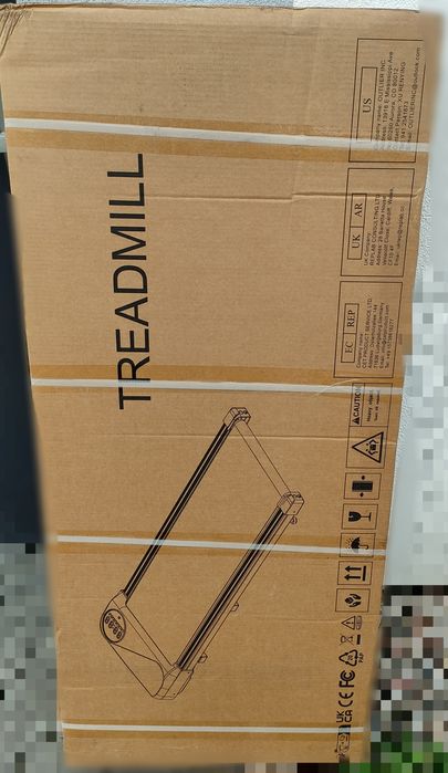 Bieżnia treningowa elektryczna do 120 kg 1-6 km/h 2,5km