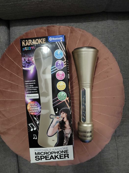 Mikrofon z głośnikiem karaoke Bluetooth