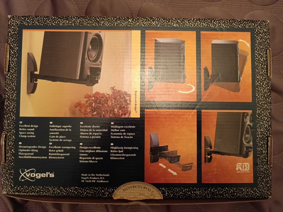 Uchwyty ścienne na kolumny - VOGELS VLB200 – nowe