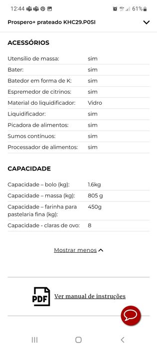 Kenwood Prospero KHC29.P0SI (2 taças)