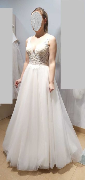 POLECAM ROZMIAR 36 Suknia Ślubna