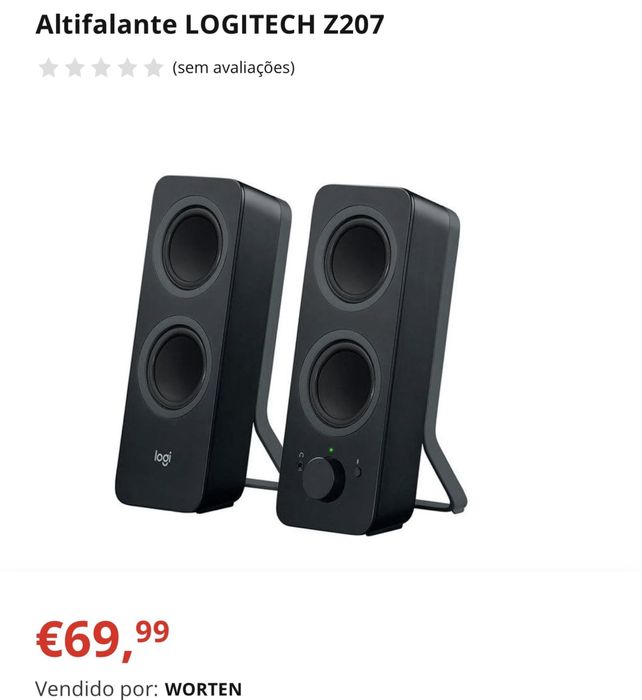 Colunas logitech bluetooth  na caixa com garantia