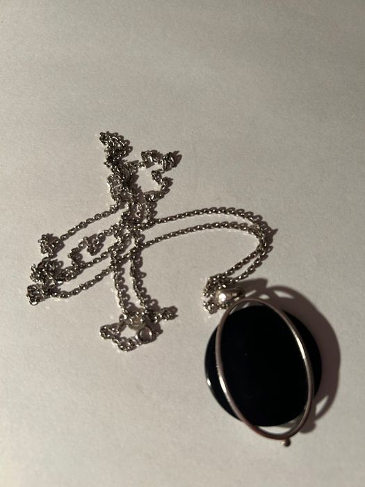 Piękny srebrny naszyjnik firmy Kruk