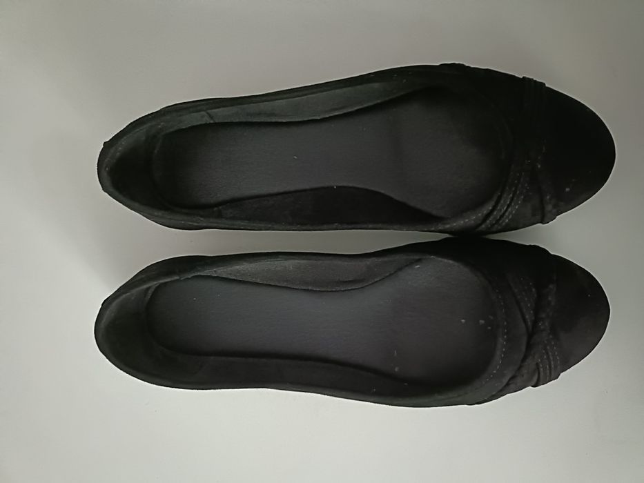 Baleriny damskie czarne rozm. 36