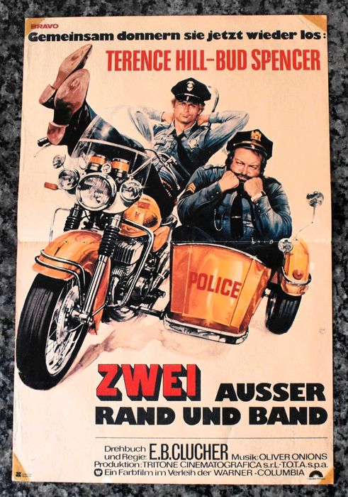 Poster Vitange - Errol Flynn / Terence Hill - Bud Spencer