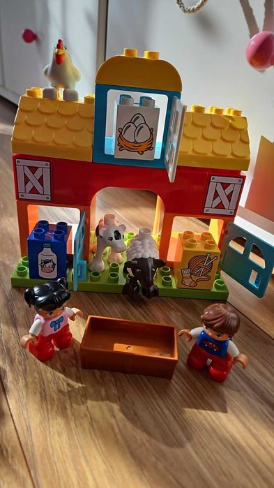Duplo 10617 farma jajka wieś kura lego