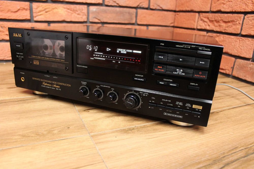 ‼️ *** Deck Akai GX-75 * Magnetofon Kasetowy ‼️ Po przeglądzie * Reference Master *