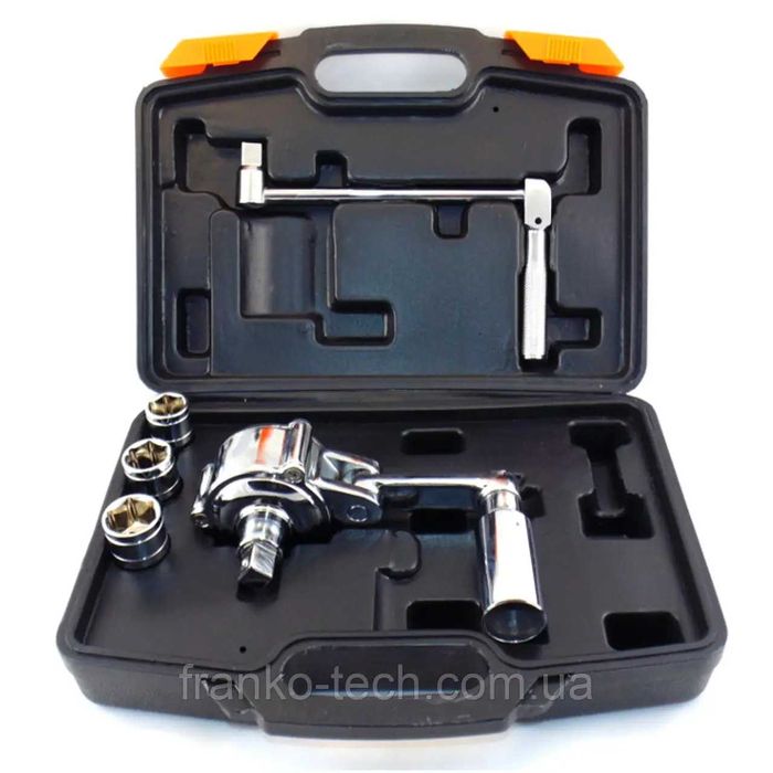 Ключ балонний роторний для легкових автомобілів  з головками  FT8010