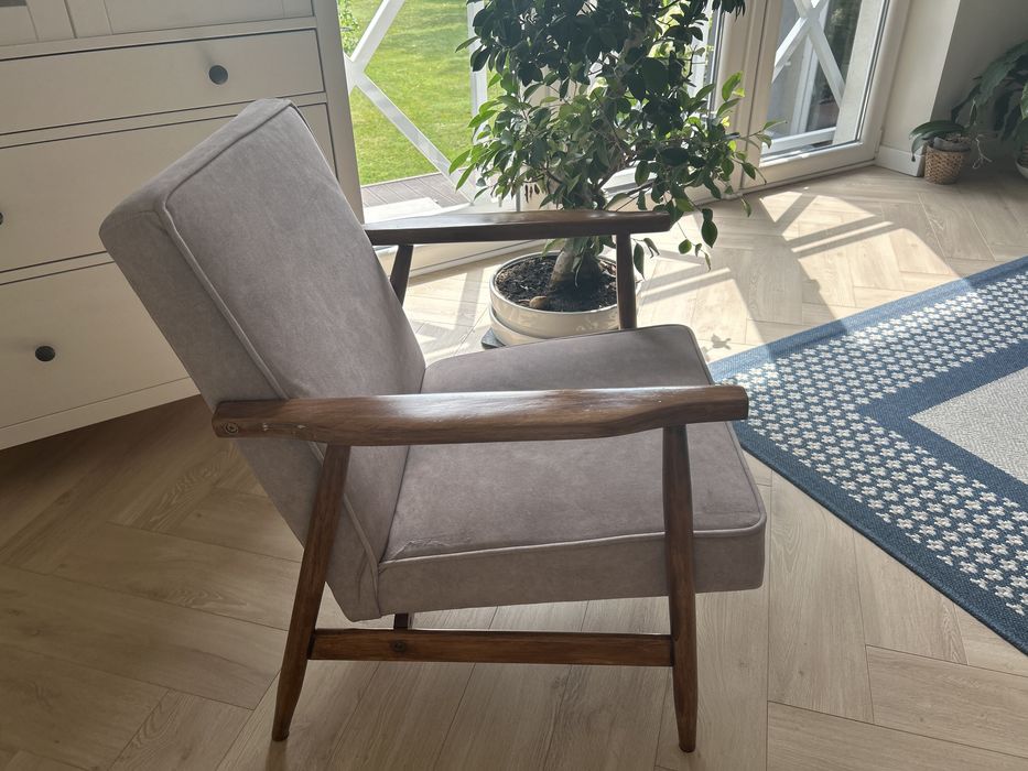 Fotel ala ikea odnowiony