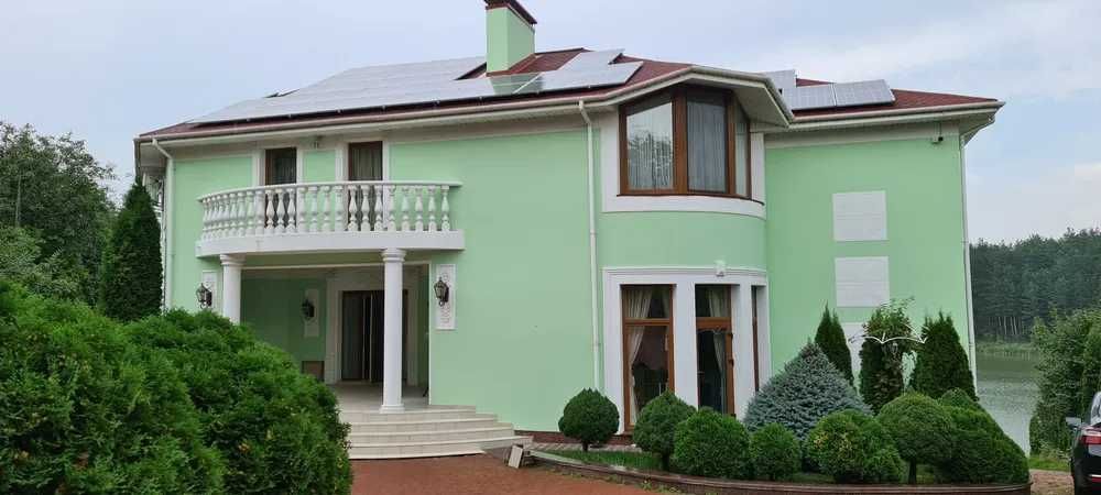 56 Усадьба дом класса люкс джакузи теплый басейн 15 км от Киева