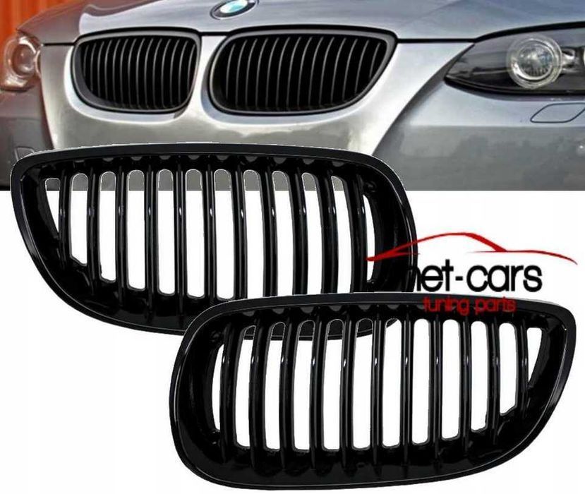 Grill Nerki BMW E92 E93 wzór M3 czarny połysk
