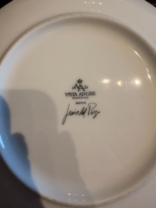 Conjunto pratos Vista Alegre Jesús del Pozo usados