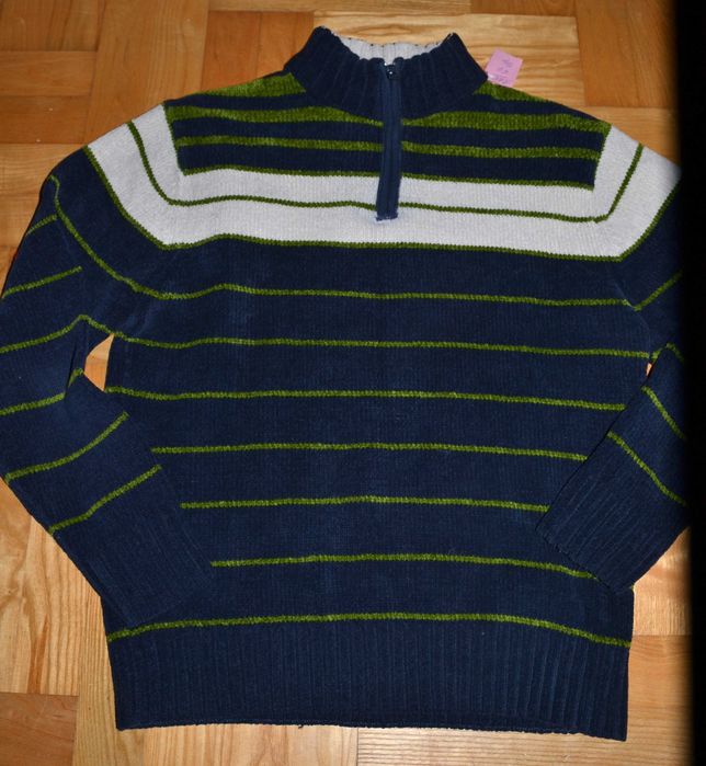 110^ Big Star vintage ciepły sweter z suwakiem M