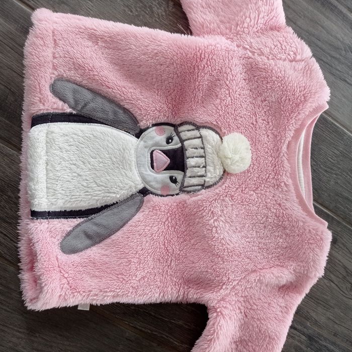 Miękki sweterek, Ciepły polar 12-18 miesięcy