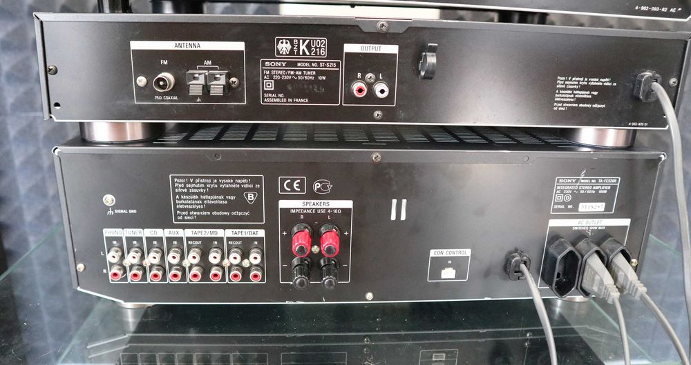 СТОЙКА  тюнер  SONY ST-S215 кассетник Sony TC-W230