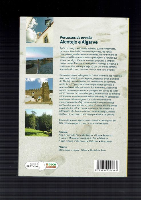 Livro "Percursos de evasão - Alentejo e Algarve"