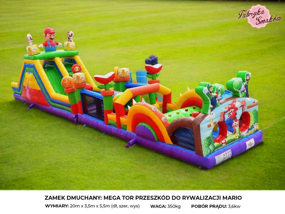 Dmuchańce dmuchane zamki, tory, zjeżdżalnie wynajem EVENTY KOMPLEKSOWO