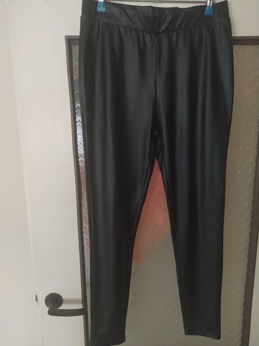 Nowe legginsy latexowe czarne roz M, primark.