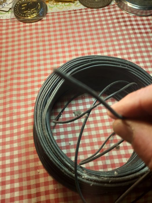 Fio de cobre um milímetro