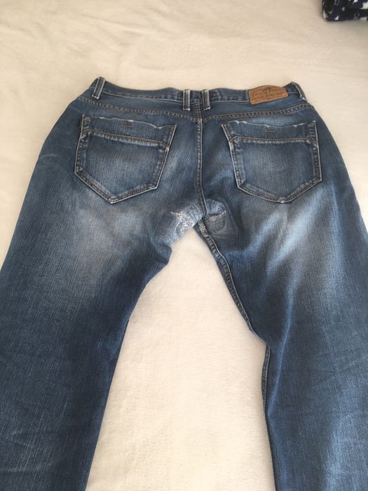 Calças ganga azul Tiffossi